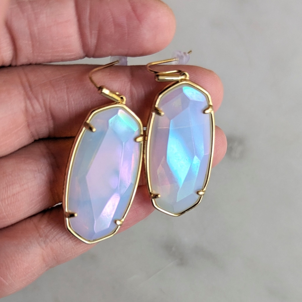 Kendra Scott Faceted Elle - Iridescent Opalite